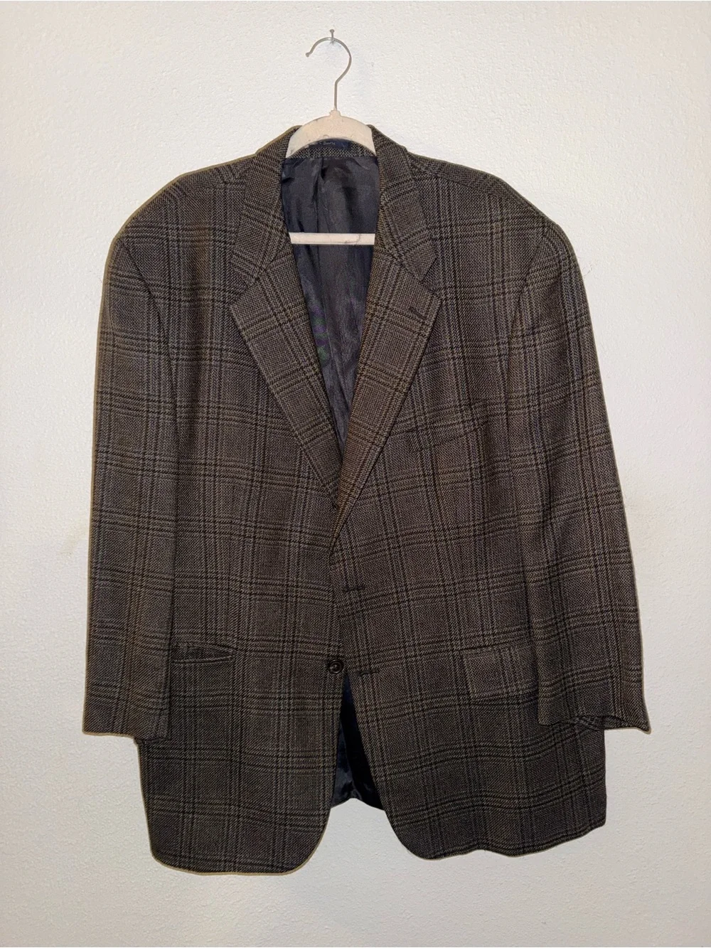 Chaps Ralph Lauren Men's Brown Plaid Sport Coat